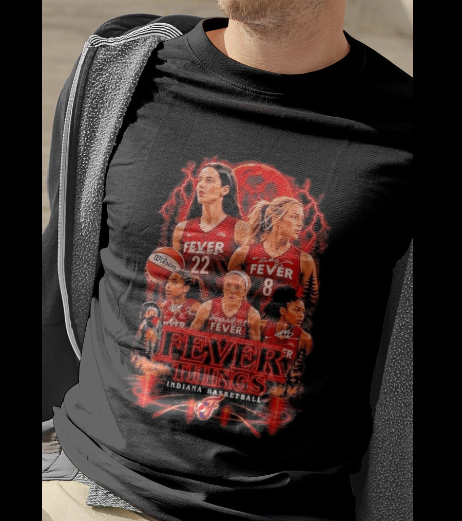 Fever Things Indiana Basketball Team Horror Wilson 22 8 T-Shirt