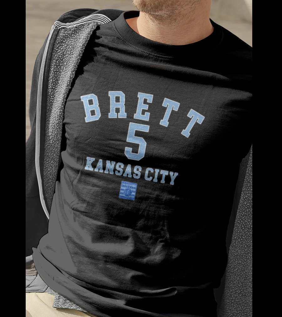 Brett 5 Kansas City National Baseball Hall Of Fame T-Shirt