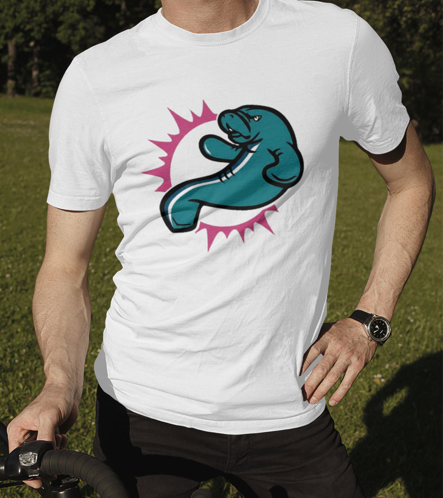 GTA VI Vice City Manatees Miami Dolphins Mashup T-Shirt