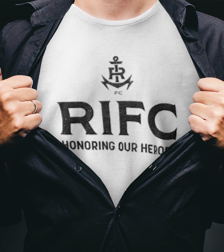 RIFC Honoring Our Heroes Anchor T-Shirt