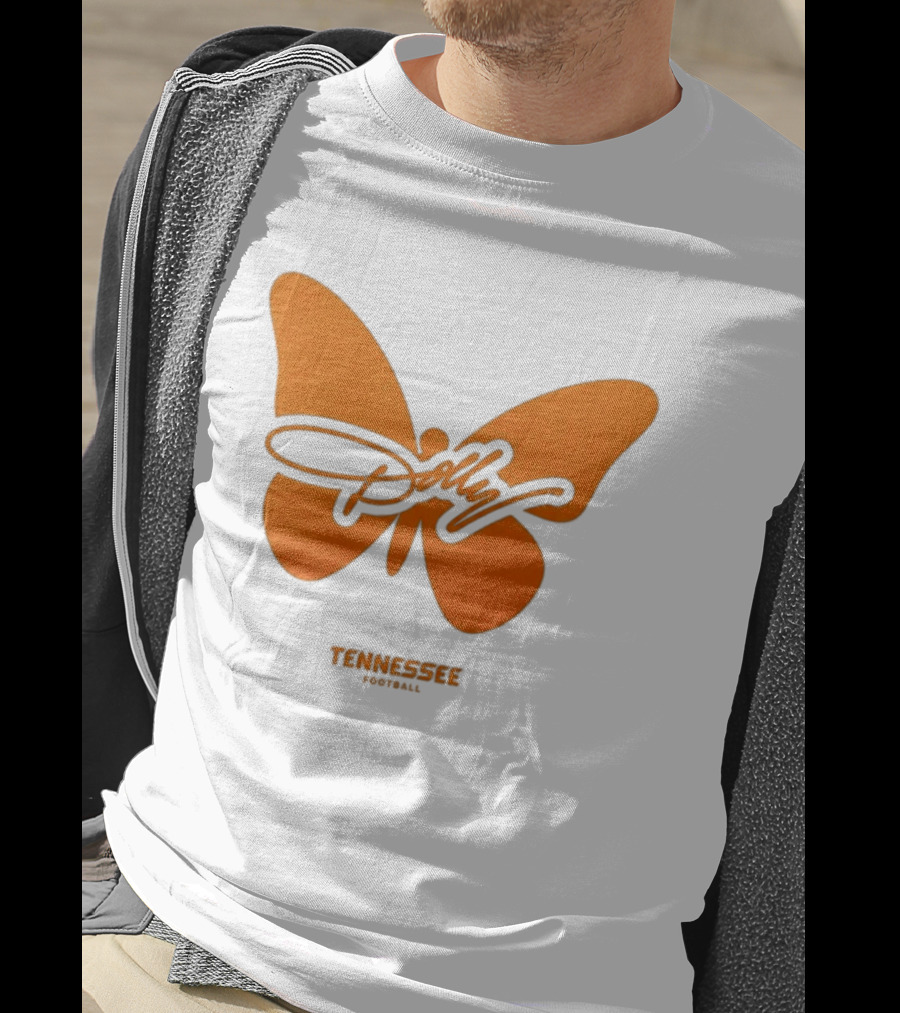 Tennessee Vols Dolly Butterfly Football T-Shirt