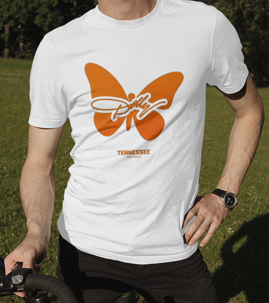 Tennessee Vols Dolly Butterfly Football T-Shirt