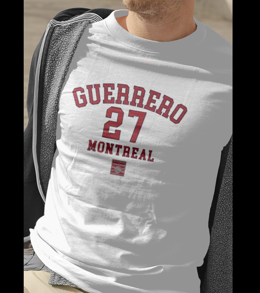 Guerrero 27 Montreal Baseball Hall Of Fame Recognition T-Shirt