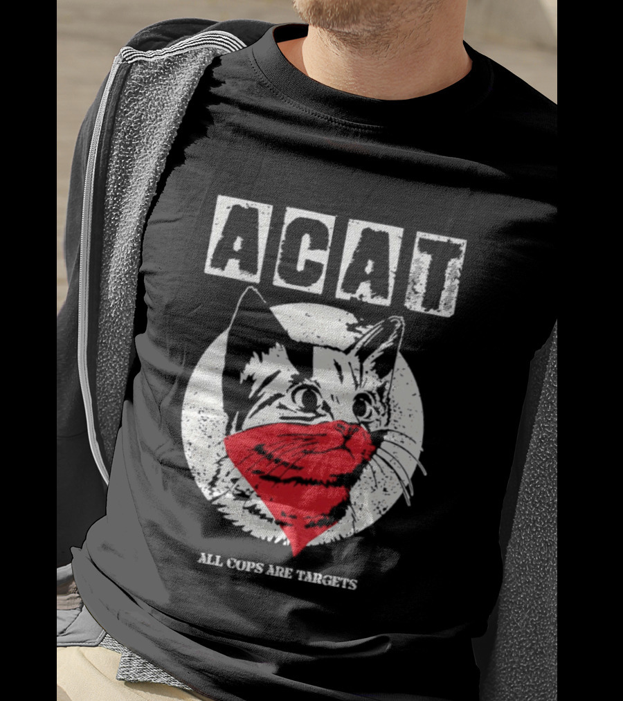 ACAT All Cops Are Targets Cat Bandana T-Shirt
