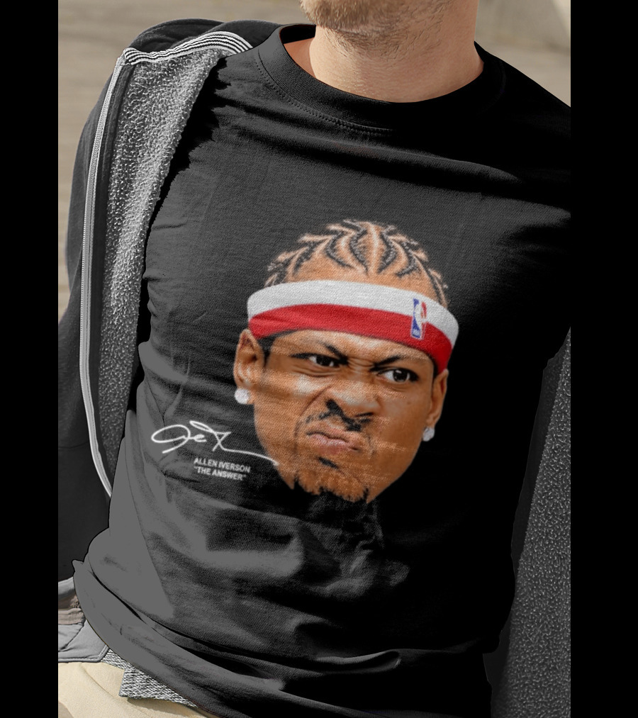 Allen Iverson The Answer NBA Headband T-Shirt