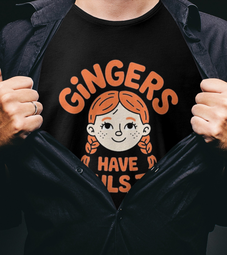 Gingers Have Souls Too Redhead T-Shirt