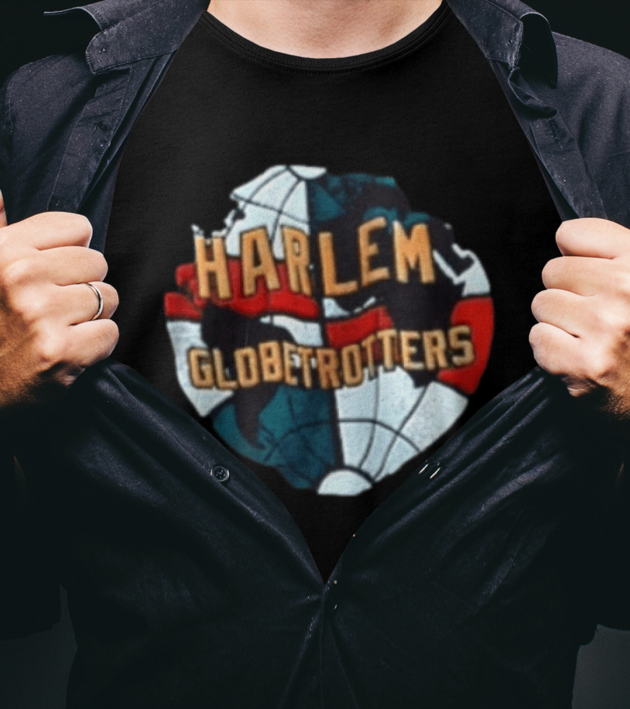 Harlem Globetrotters Basketball Globe T-Shirt