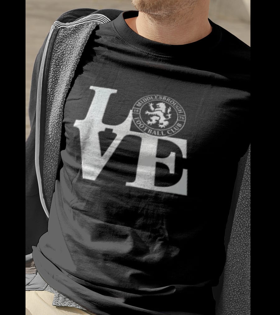 Middlesbrough Football Club Love Fan T-Shirt