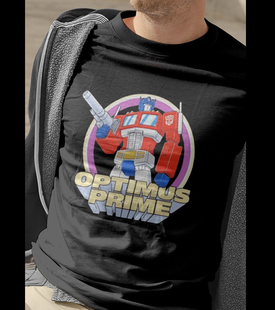 Optimus Prime Classic Animation Retro 80s T-Shirt