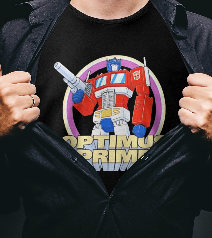 Optimus Prime Classic Animation Retro 80s T-Shirt