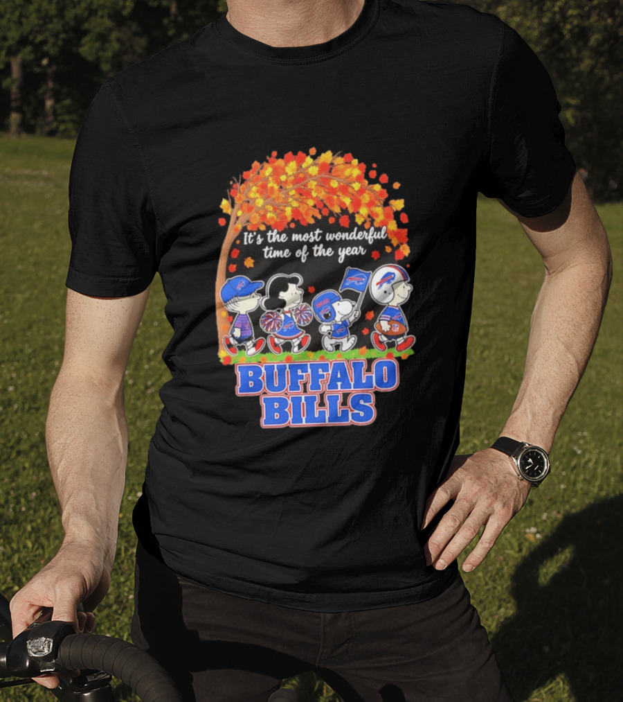 Peanuts Buffalo Bills Most Wonderful Time Of The Year T-Shirt