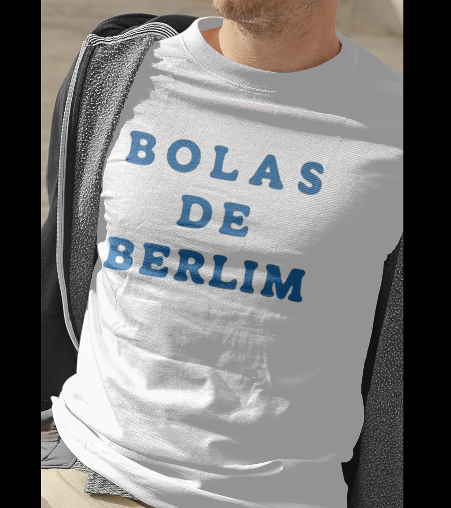 Bolas De Berlim Blue Lettering T-Shirt
