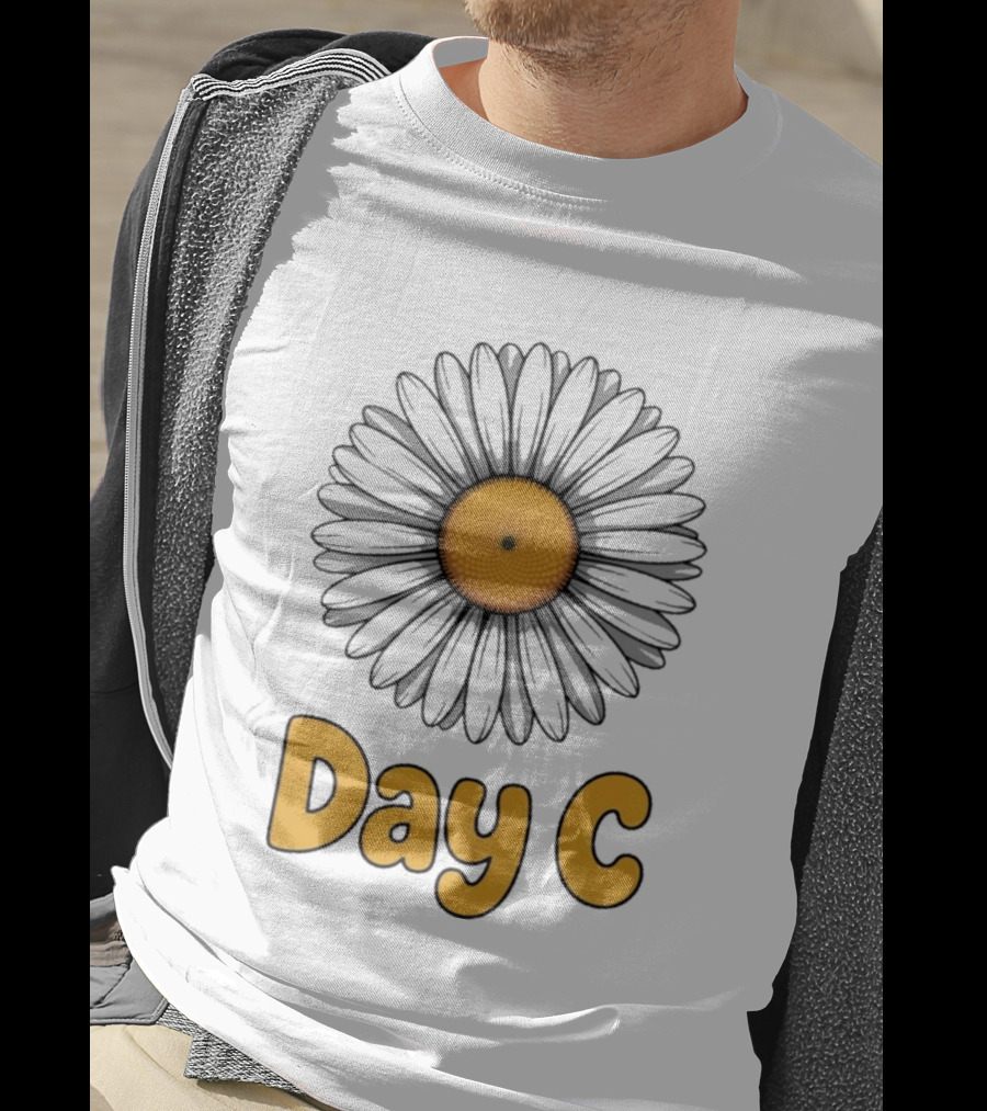 Day C Daisy Flower Vibrant Yellow Petals T-Shirt