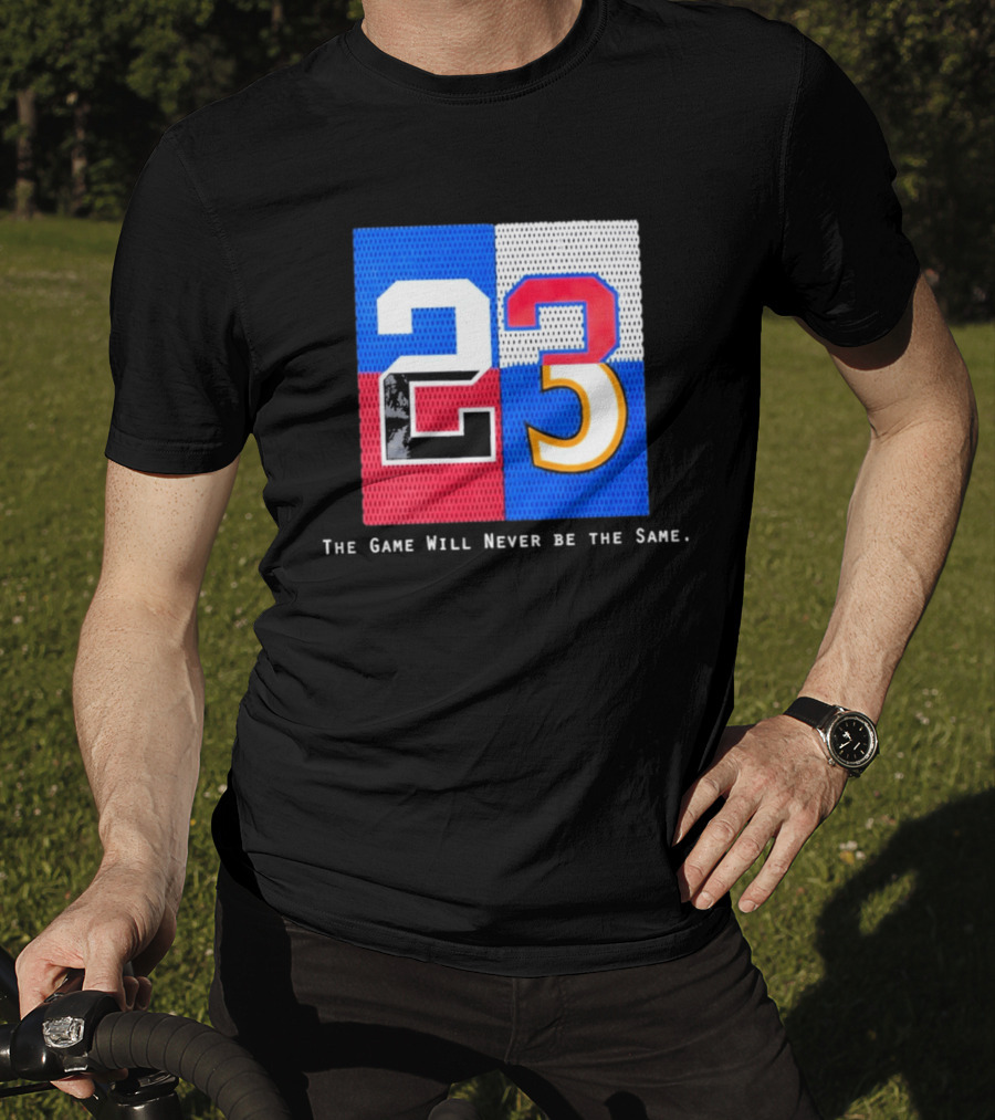 Shota Imanaga 23 The Game Will Never Be The Same Colorful Number Mashup T-Shirt
