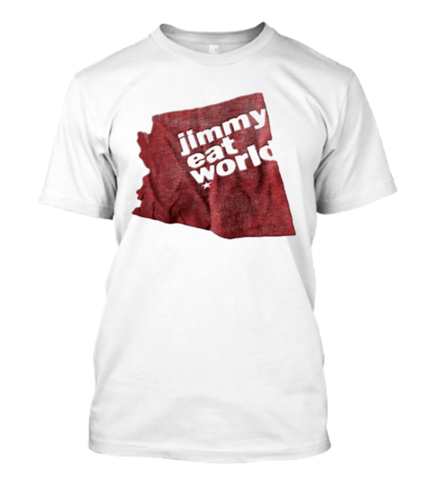 Jimmy Eat World State Of Arizona Tour Red Shape T-Shirt