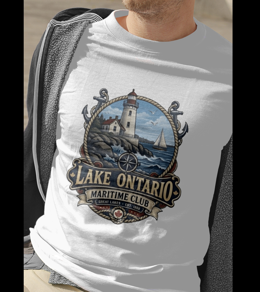Lake Ontario Maritime Club Great Lakes Nautical Heritage Est. 1908 T-Shirt