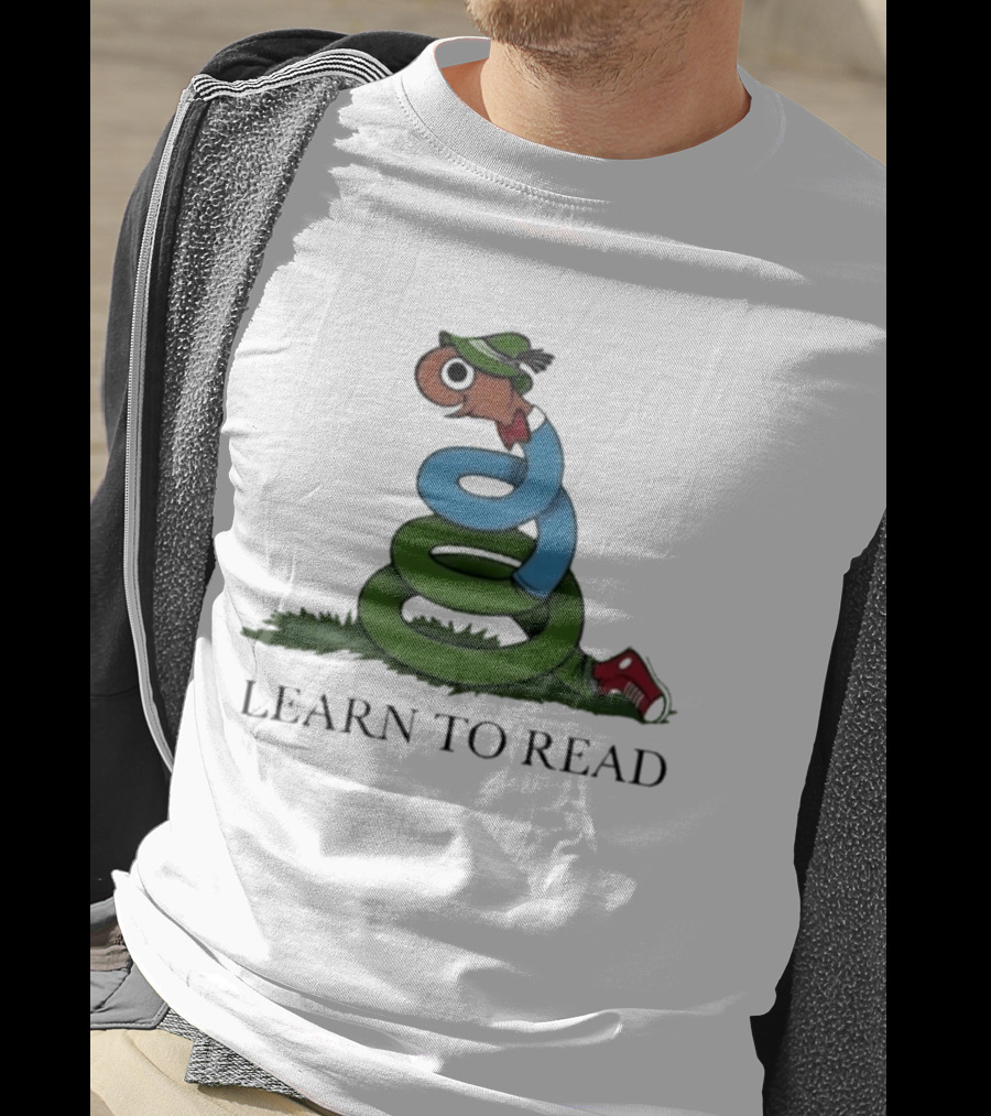 Learn To Read Alphabet Character With Hat And Sneakers T-Shirt