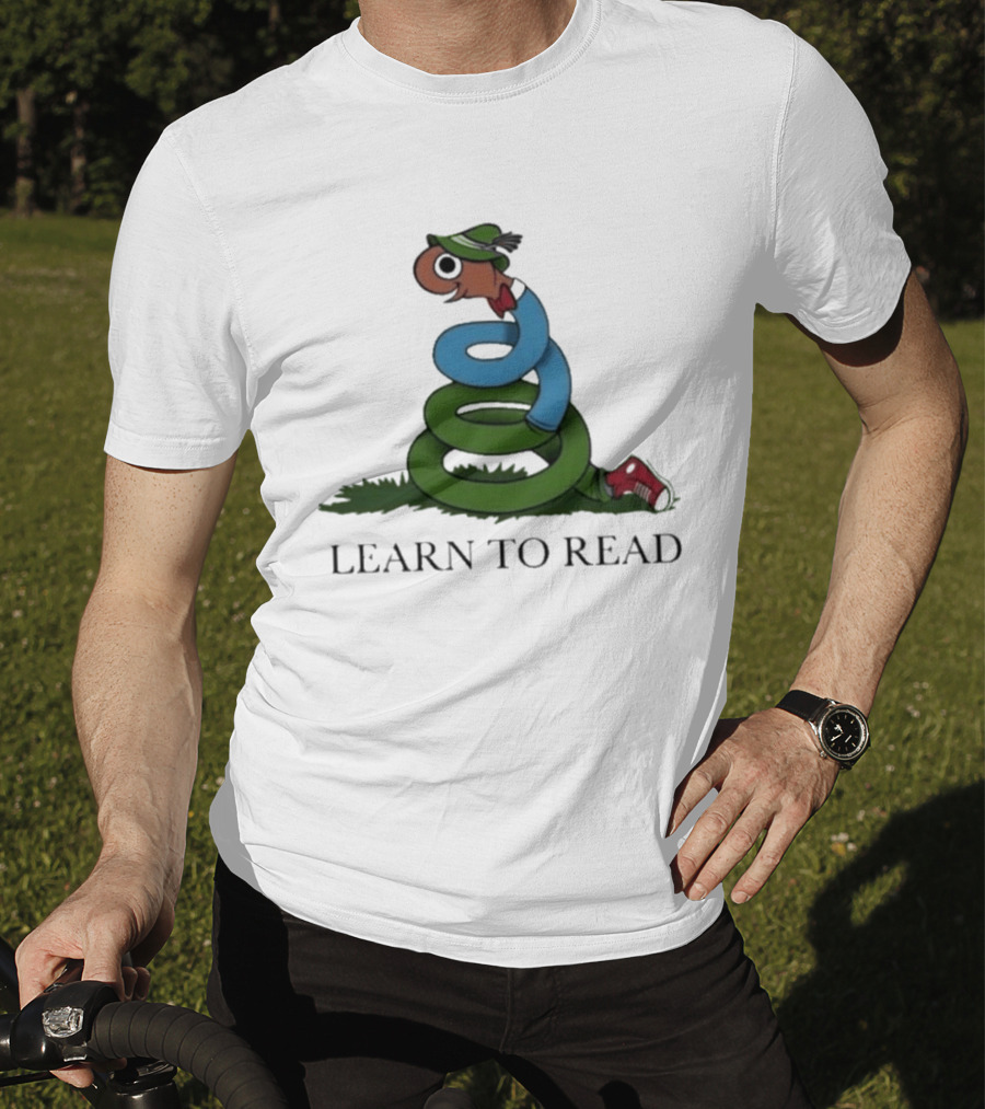 Learn To Read Alphabet Character With Hat And Sneakers T-Shirt