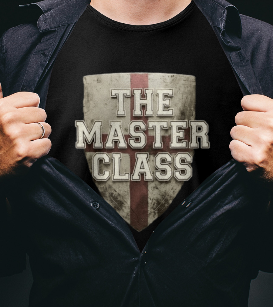 The Master Class Shield Emblem With Cross T-Shirt
