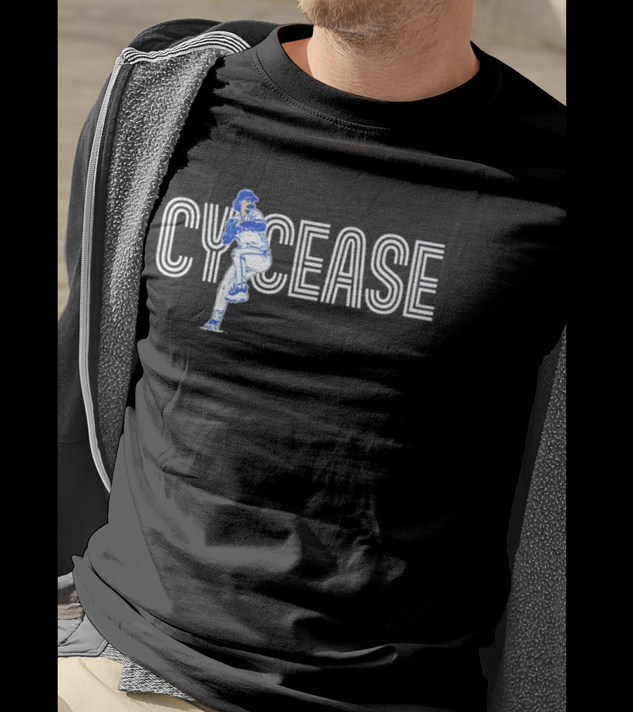 Dylan Cease Cy Cease Pitching Toronto Blue Jays 2026 MLB Season T-Shirt
