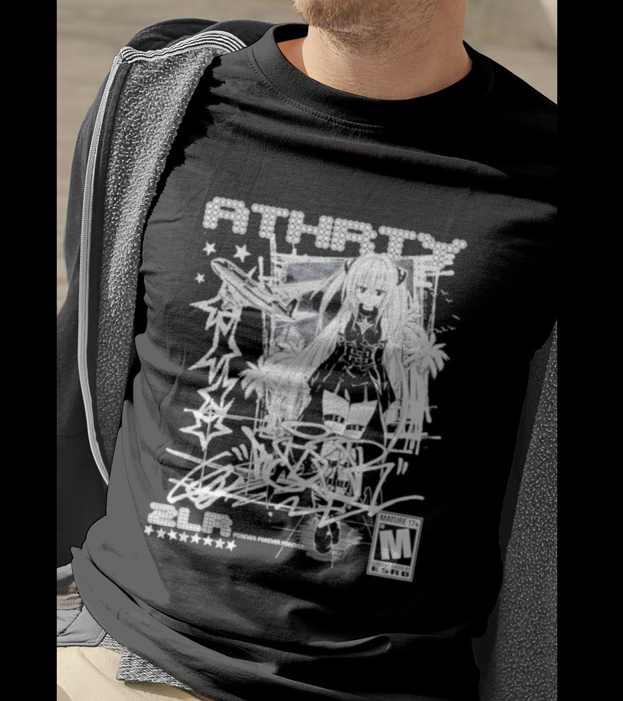 Athaty Zlr Mature 17+ Anime Girl Golden Darkness Forever T-Shirt