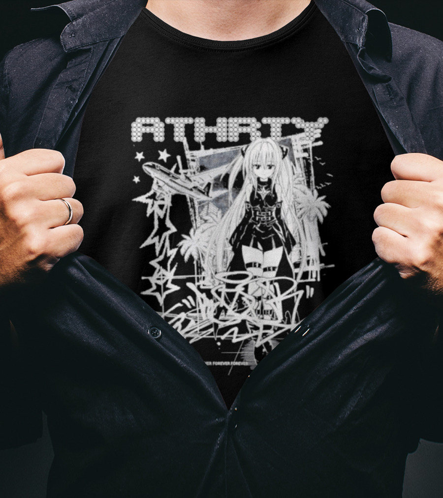 Athaty Zlr Mature 17+ Anime Girl Golden Darkness Forever T-Shirt
