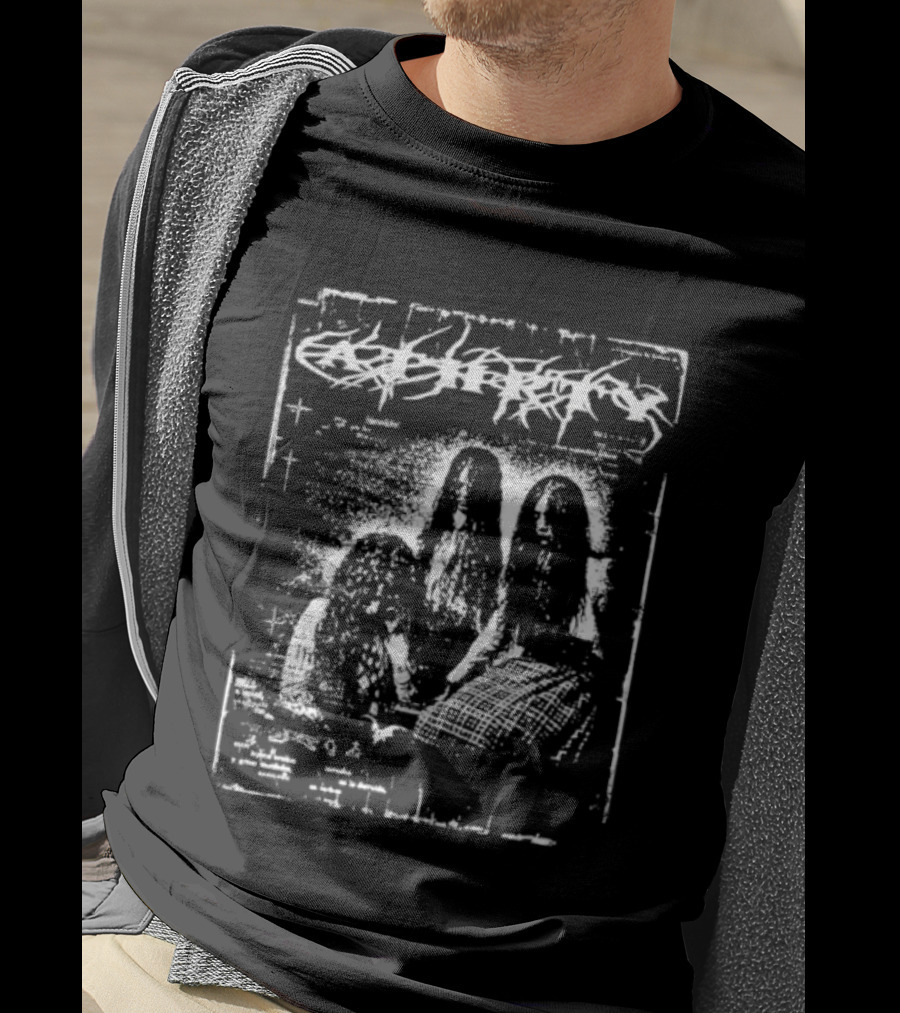 Heresy Black Metal Band Dark Religious T-Shirt