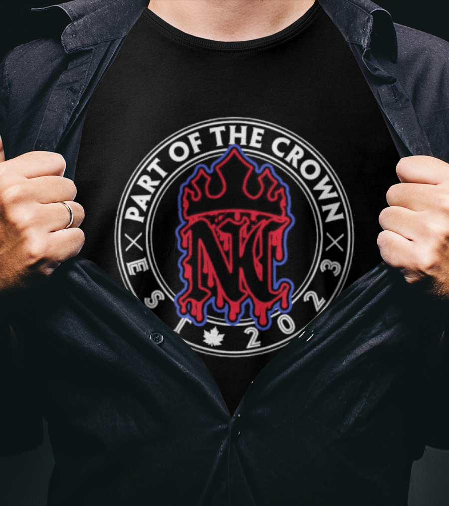 Part Of The Crown Est 2023 N Drip Streetwear T-Shirt