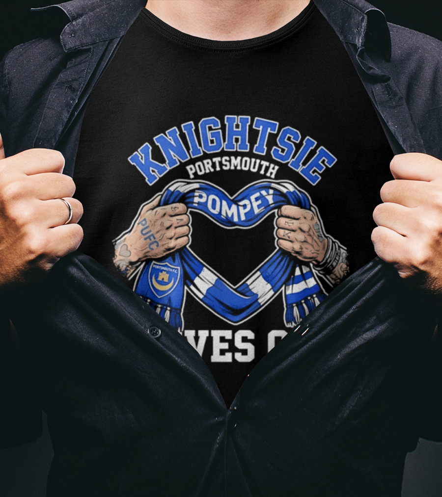 KNIGHTSIE Portsmouth PUFC Pompey Lives On T-Shirt