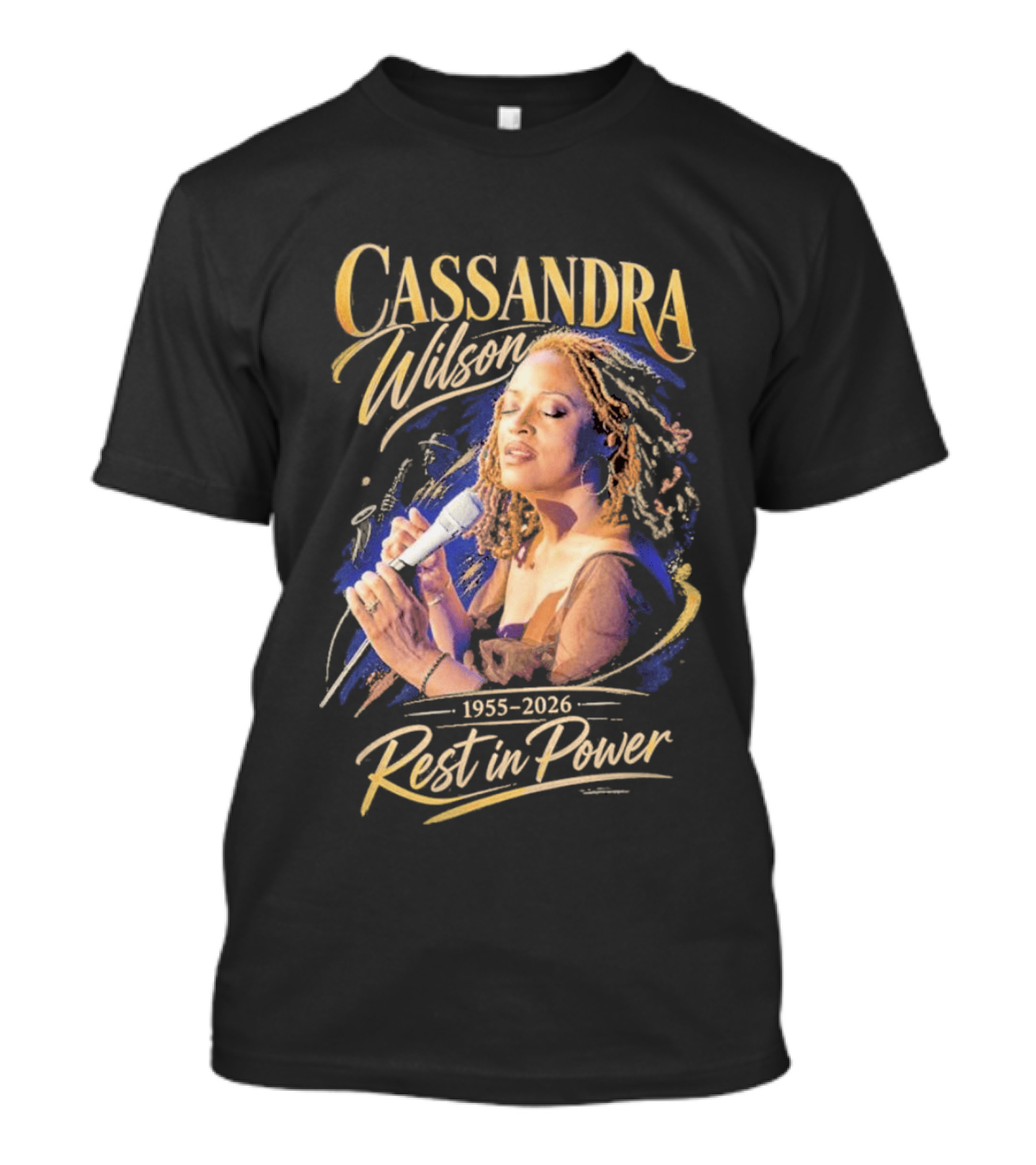 Cassandra Wilson 1955 2026 Rest In Power Jazz Legend T-Shirt