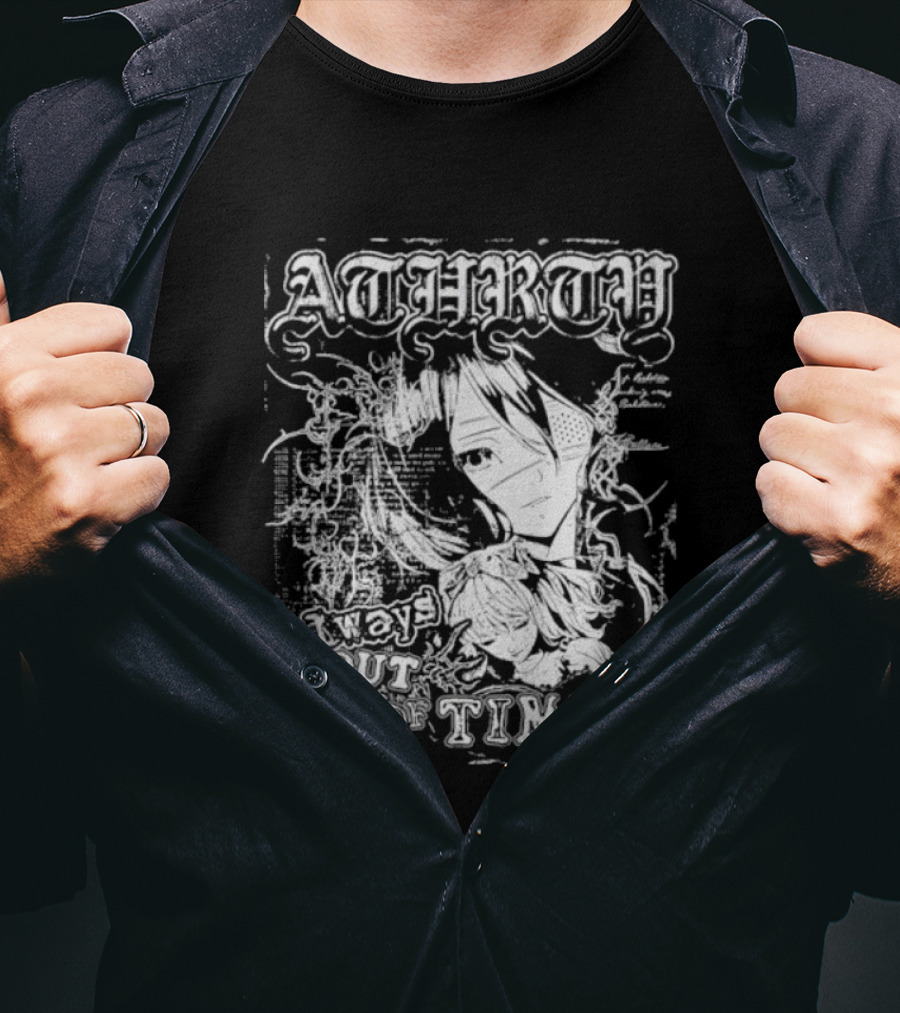 Atharty Always Out Of Time Anime Girl T-Shirt