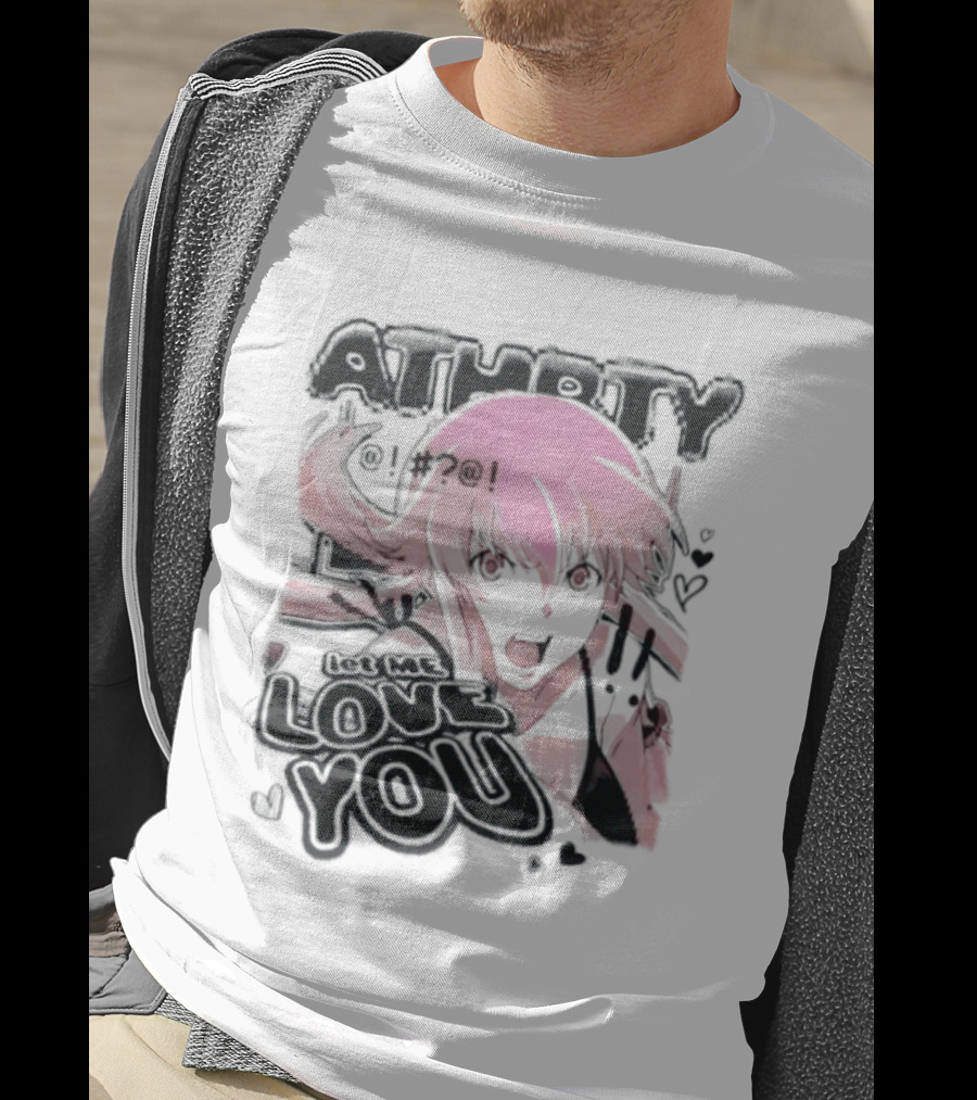 Athorty Let Me Love You Yuno Gasai Future Diary Character Anime Fan T-Shirt