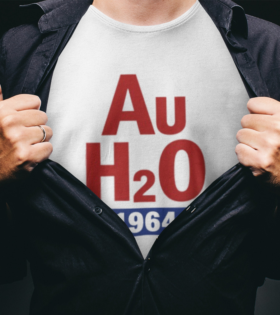 Au H2O 1964 Barry Goldwater Chemistry Political Campaign T-Shirt