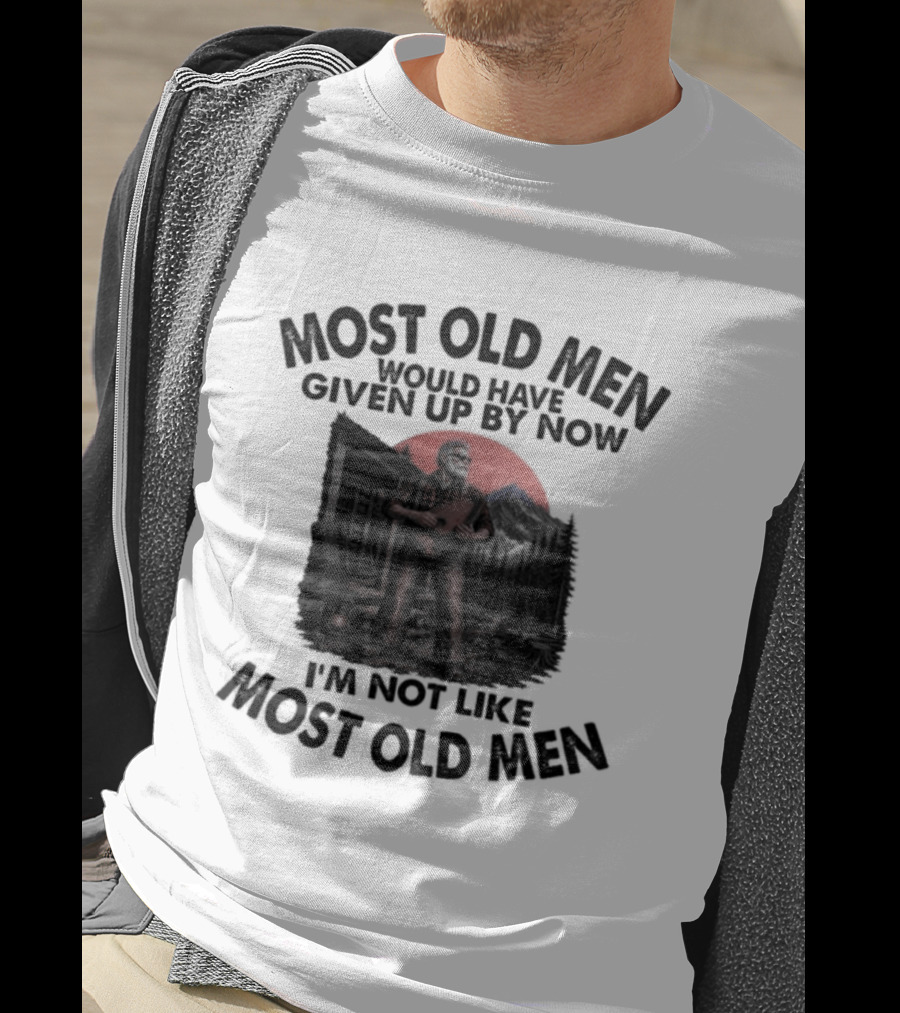 Most Old Men Would Have Given Up By Now Autoharp I'm Not Like Most Old Men T-Shirt