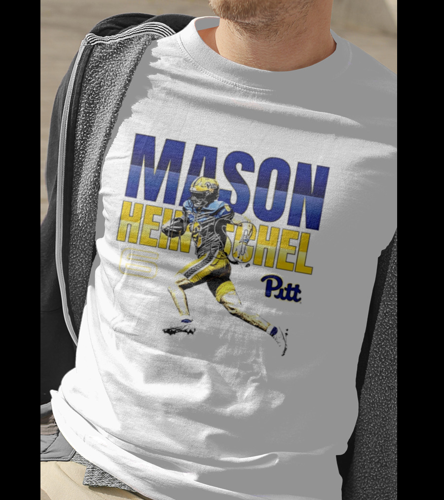 Mason Heintschel Pitt Panthers Football Number 6 T-Shirt