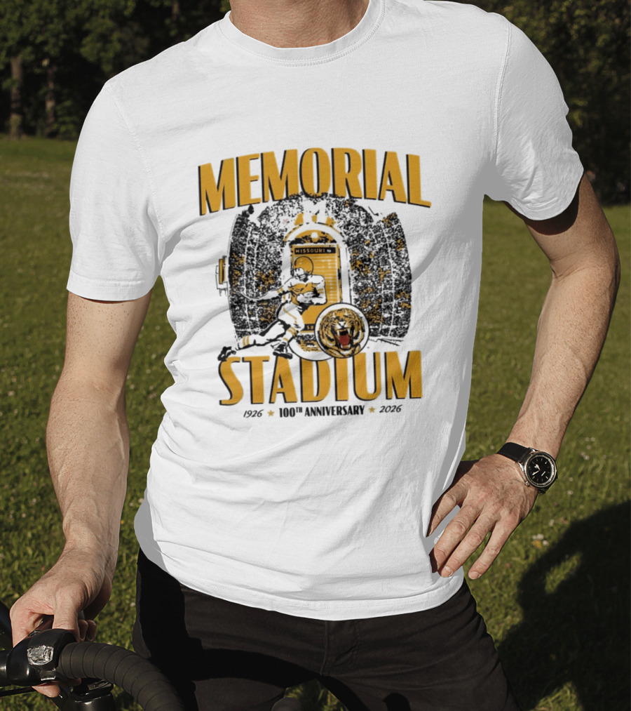 Memorial Stadium Missouri Tigers Football 100th Anniversary 1916 2016 T-Shirt