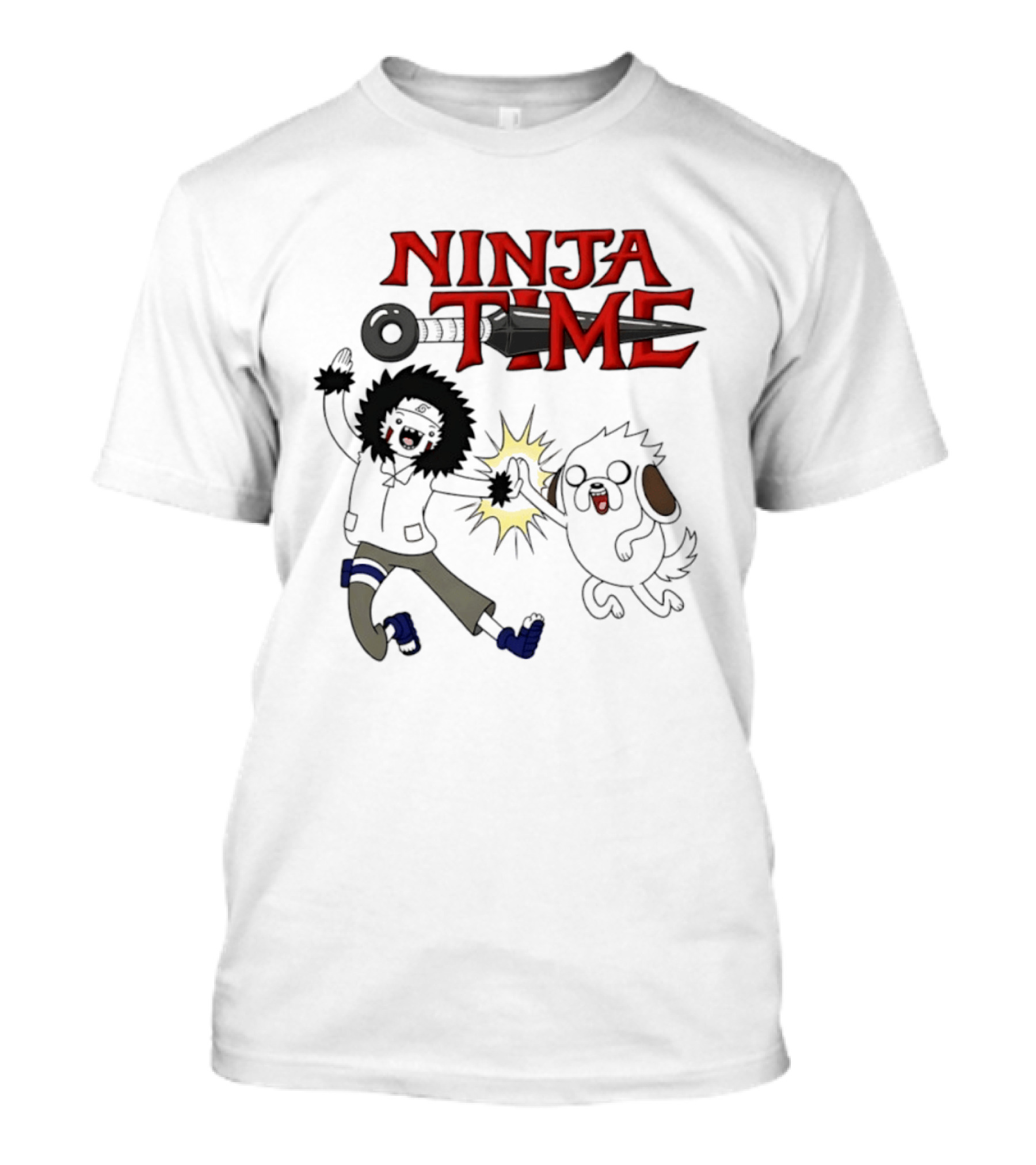 Ninja Time Kiba Inuzuka And Akamaru High Five Adventure T-Shirt