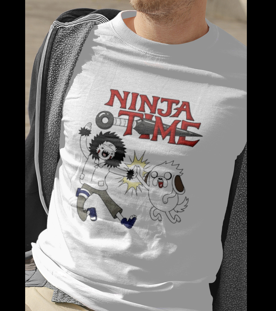 Ninja Time Kiba Inuzuka And Akamaru High Five Adventure T-Shirt