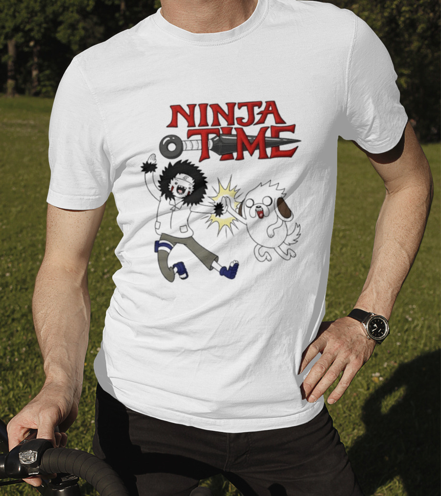 Ninja Time Kiba Inuzuka And Akamaru High Five Adventure T-Shirt