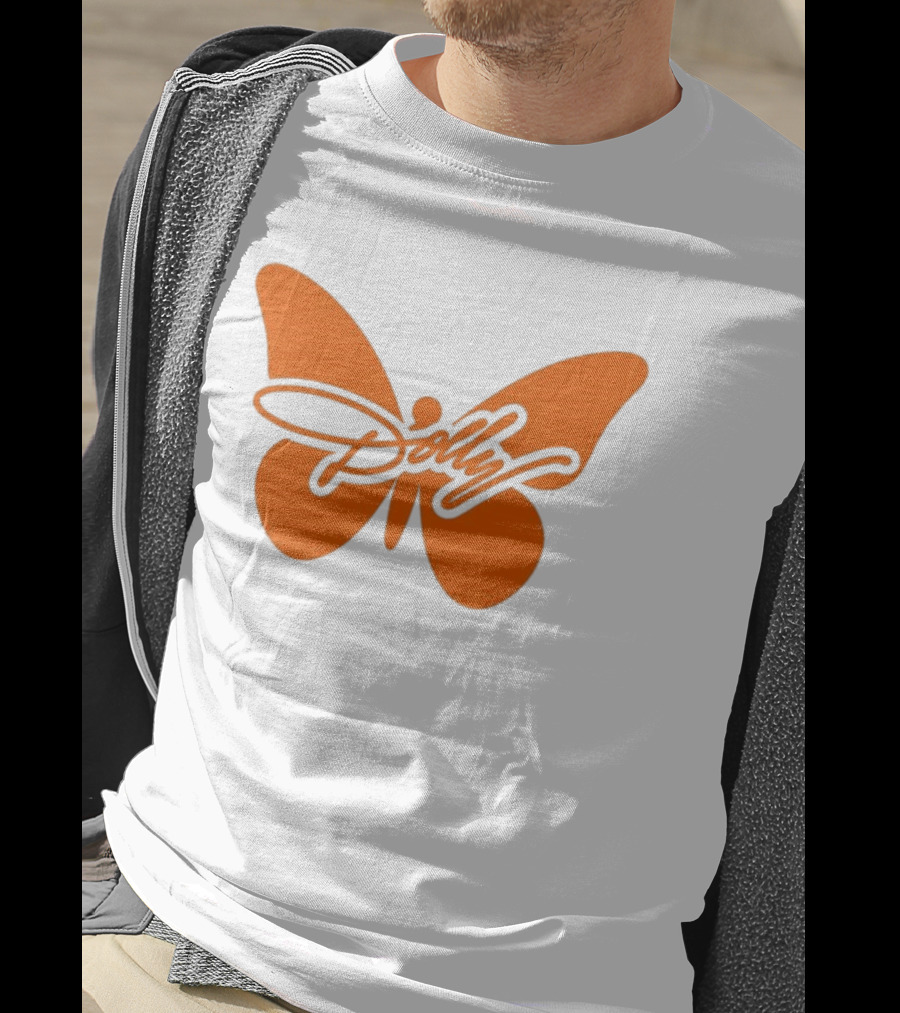 Dolly Parton Butterfly Orange Country Legend T-Shirt