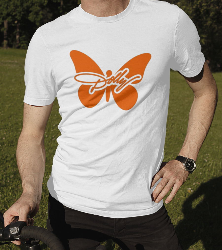 Dolly Parton Butterfly Orange Country Legend T-Shirt