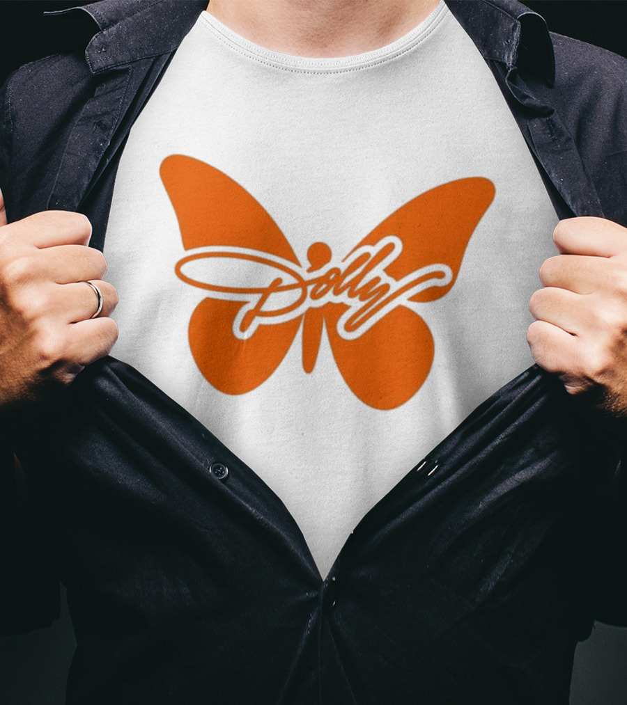 Dolly Parton Butterfly Orange Country Legend T-Shirt