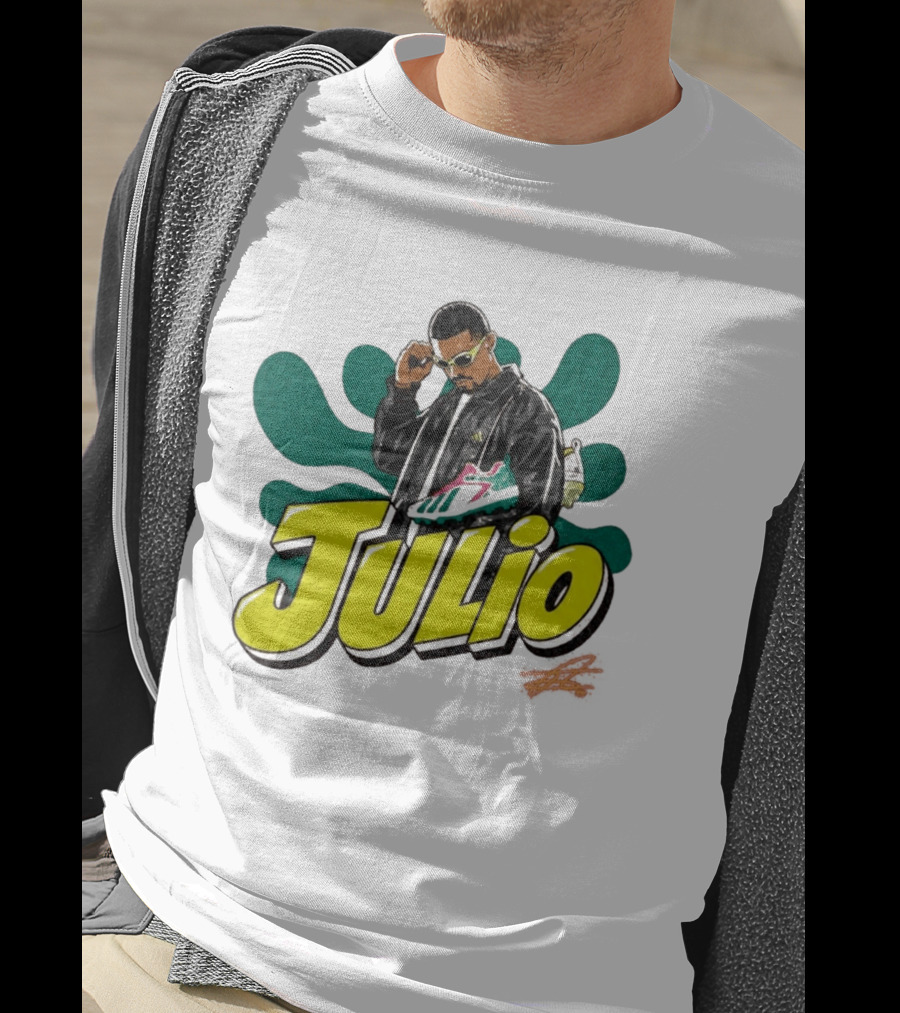 Julio Sneaker Style Hispanic Heritage Mariners T-Shirt