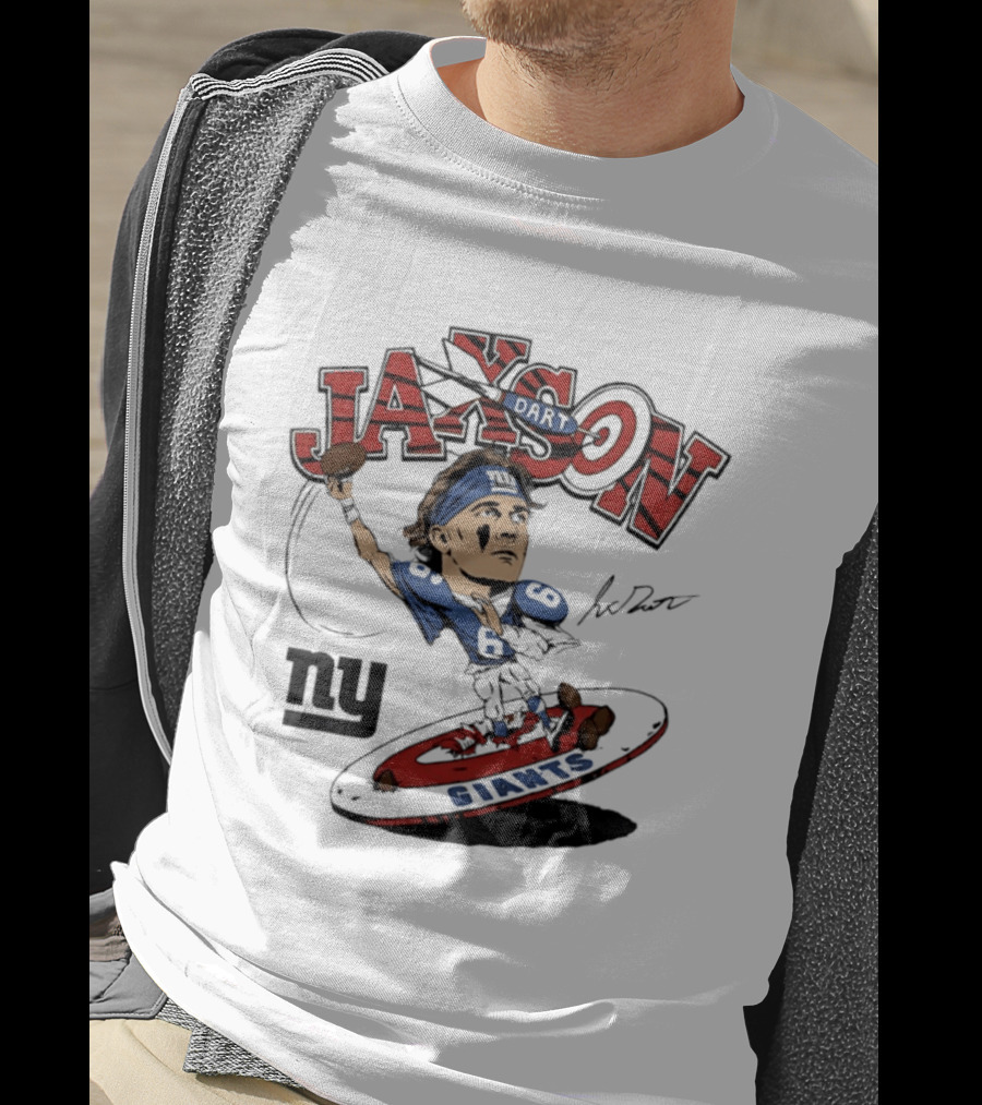 Jaxson New York Giants Football Caricature Ny Giants T-Shirt
