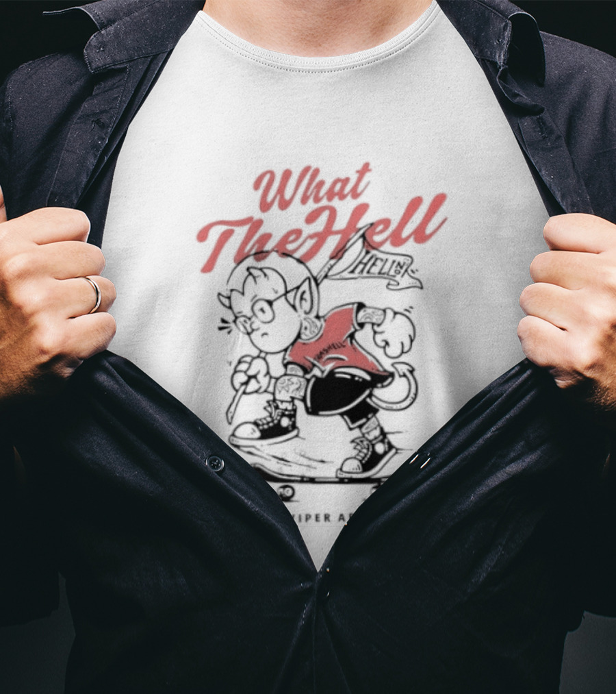 What The Hell Apolloviper Artworks Retro Cartoon T-Shirt
