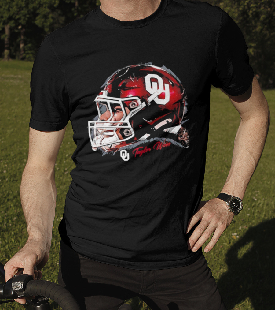 Oklahoma Sooners Football OU Helmet Taylor Wein T-Shirt