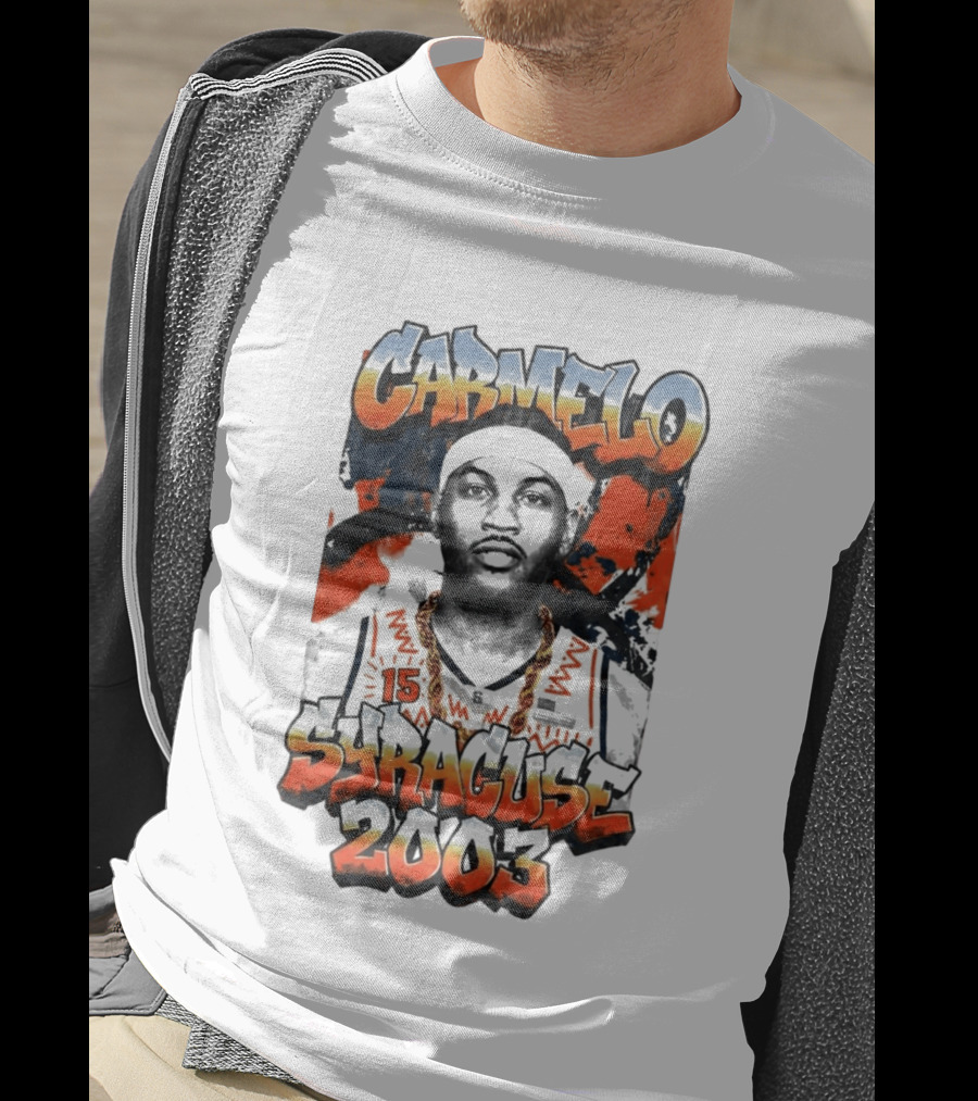 Carmelo Syracuse 2003 Basketball T-Shirt