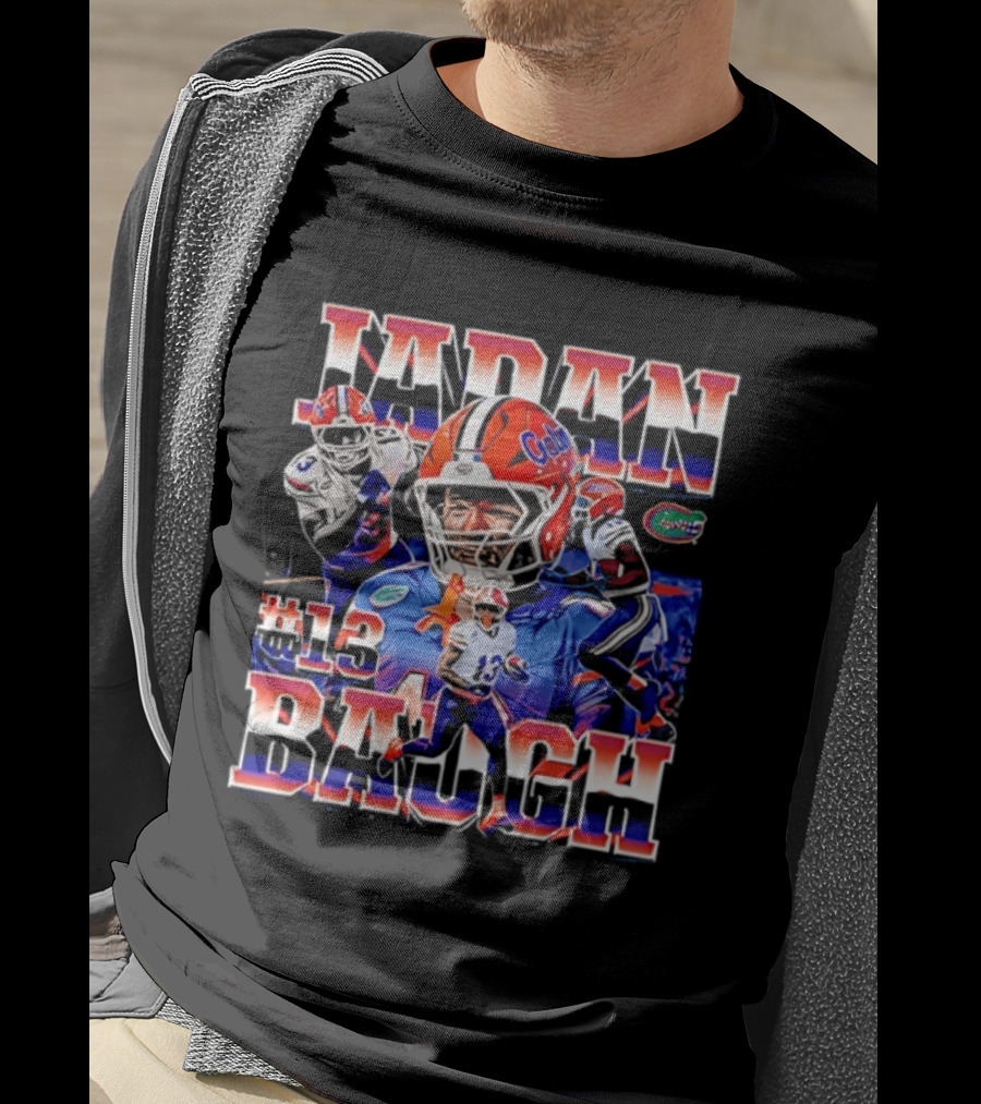 Jadan Baugh Florida Gators #13 NCAA Football Player Collage T-Shirt