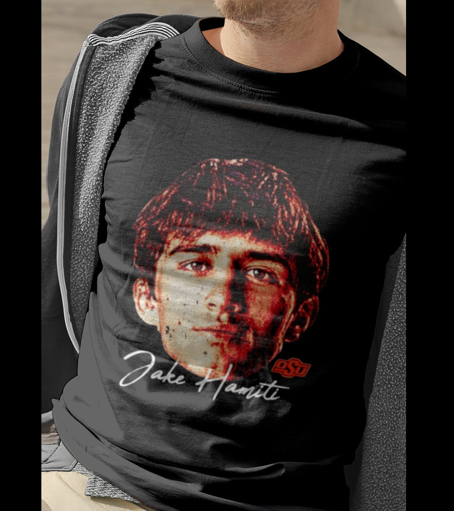 Jake Hamiti Oklahoma State Wrestling OSU Swag T-Shirt