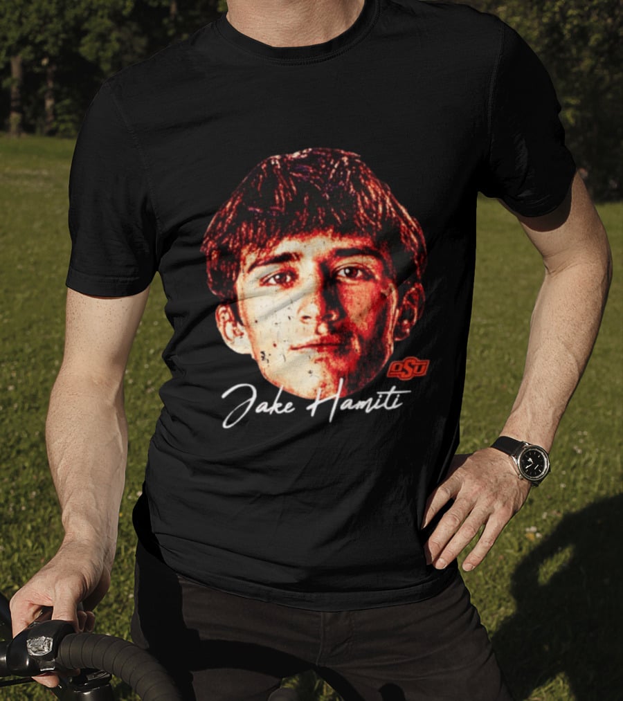 Jake Hamiti Oklahoma State Wrestling OSU Swag T-Shirt